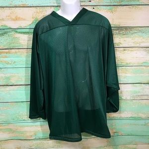 Men’s XXL Mesh Football Jersey Green Practice